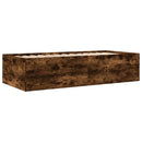 daybed med skuffer uden madras 75x190 cm røget eg
