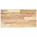 bordplade til toiletbord 80x40x2 cm ubehandlet massivt akacie