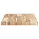 bordplade til toiletbord 80x40x2 cm ubehandlet massivt akacie