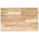bordplade til toiletbord 60x50x2 cm ubehandlet massivt akacie