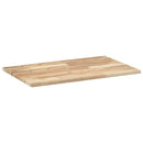 bordplade til toiletbord 80x50x2 cm ubehandlet massivt akacie