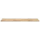 bordplade til toiletbord 120x50x2 cm ubehandlet massivt akacie
