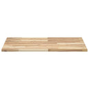 bordplade til toiletbord 80x60x2 cm ubehandlet massivt akacie