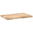 bordplade til toiletbord 160x50x4 cm ubehandlet massivt akacie
