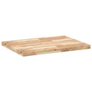 bordplade til toiletbord 80x60x4 cm ubehandlet massivt akacie