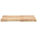 bordplade til toiletbord 100x60x4 cm ubehandlet massivt akacie