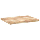 bordplade til toiletbord 100x60x4 cm ubehandlet massivt akacie