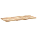 bordplade til toiletbord 120x60x4 cm ubehandlet massivt akacie