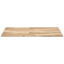 skrivebordsplade 80x70x2 cm ubehandlet massivt akacietræ