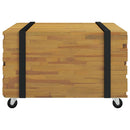 Sofabord Brun 60 x 60 x 38 cm Massiv Teaktræ