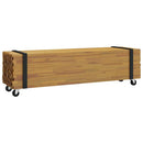 TV-bord Brun 110 x 30 x 30 cm Massiv Teaktræ