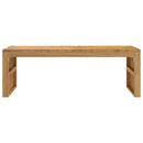 sofabord 110x35x38 cm massivt teaktræ