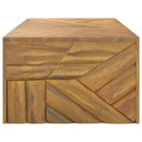 sofabord 110x60x38 cm massivt teaktræ