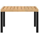 havebord 65x65x40 cm aluminium sort