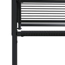 havestole 4 stk. polyrattan sort