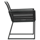 havestole 2 stk. polyrattan sort