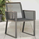 havestole 2 stk. polyrattan sort