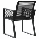 havestole 4 stk. polyrattan sort