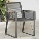 havestole 4 stk. polyrattan sort