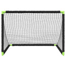 fodboldmål til børn 90x64x64 cm foldbart sort