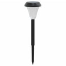 solcellelamper med jordspyd 12 stk. RGB-farver varmt hvidt lys