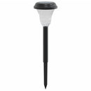 solcellelamper med jordspyd 12 stk. RGB-farver varmt hvidt lys