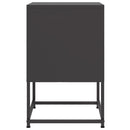 sengebord 36x39x60,5 cm stål sort