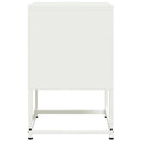 sengeborde 2 stk. 36x39x60,5 cm stål hvid