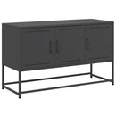 tv-bord 100,5x39x60,5 cm stål sort