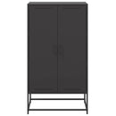 skab 68,5x38,5x123,5 cm stål sort