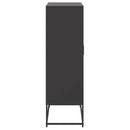 skab 68,5x38,5x123,5 cm stål sort