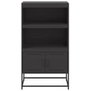 skab 68,5x38,5x123,5 cm stål sort