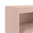 skab 68,5x38,5x123,5 cm stål lyserød