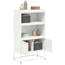 skab 68,5x38,5x123,5 cm stål hvid