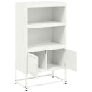 skab 68,5x38,5x123,5 cm stål hvid