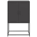 skab 68,5x38,5x107 cm stål sort