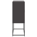 skab 68,5x38,5x107 cm stål sort