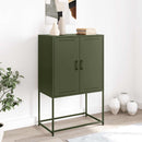 skab 68,5x38,5x107 cm stål olivengrøn