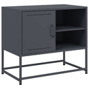 tv-bord 68x39x60,5 cm stål antracitgrå