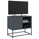tv-bord 68x39x60,5 cm stål antracitgrå