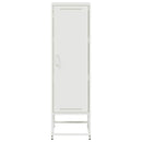 skab 36x39x123 cm stål hvid