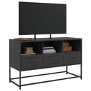 tv-bord 100,5x39x60,5 cm stål sort
