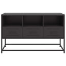 tv-bord 100,5x39x60,5 cm stål sort