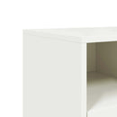tv-bord 100,5x39x60,5 cm stål hvid