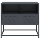 tv-bord 68x39x60,5 cm stål antracitgrå