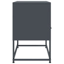 tv-bord 68x39x60,5 cm stål antracitgrå