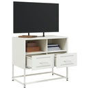 tv-bord 68x39x60,5 cm stål hvid