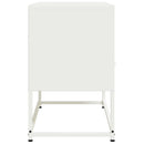 tv-bord 68x39x60,5 cm stål hvid