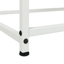 skænk 100,5x39x107 cm stål hvid