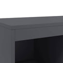 skab 68x39x111,5 cm stål antracitgrå